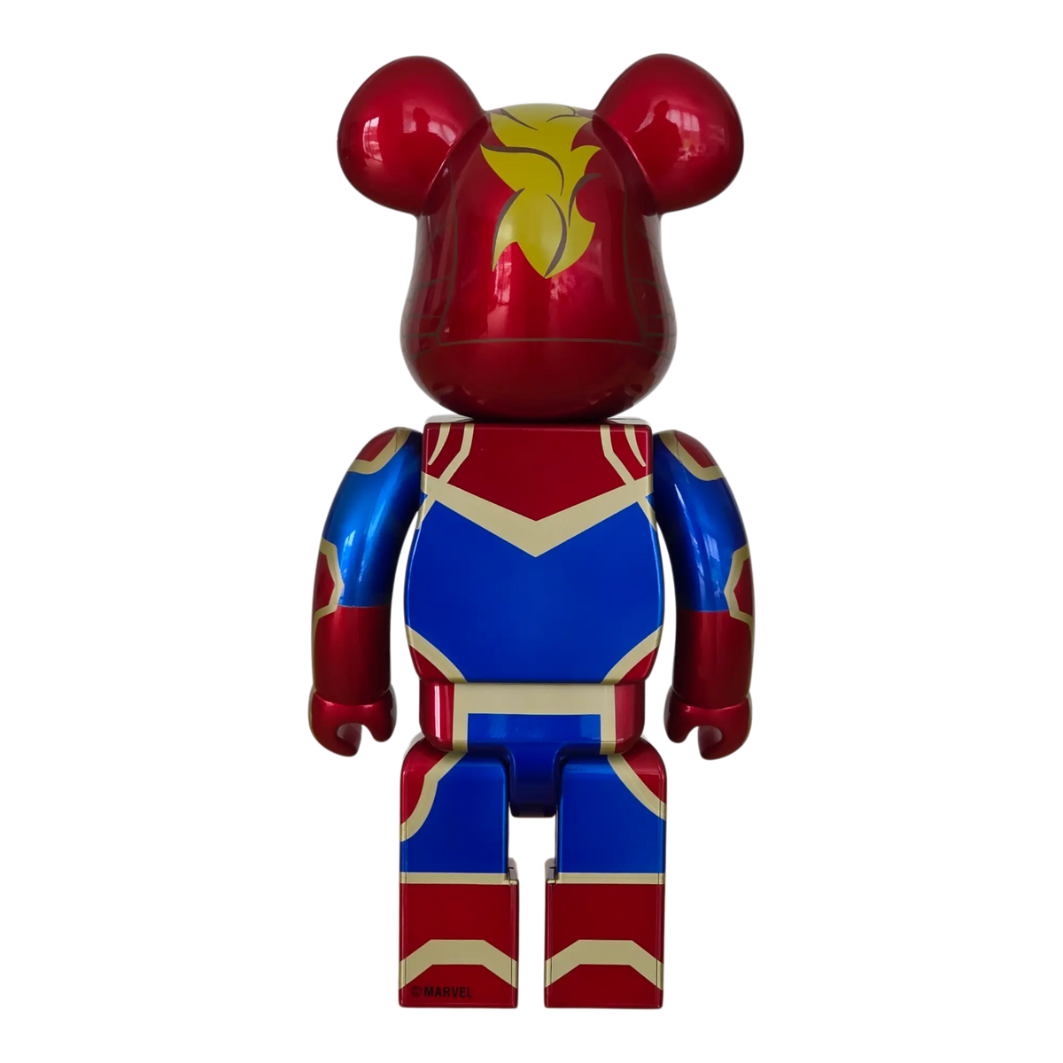 Bearbrick Captain Marvel [MARVEL] 400% Rückseite