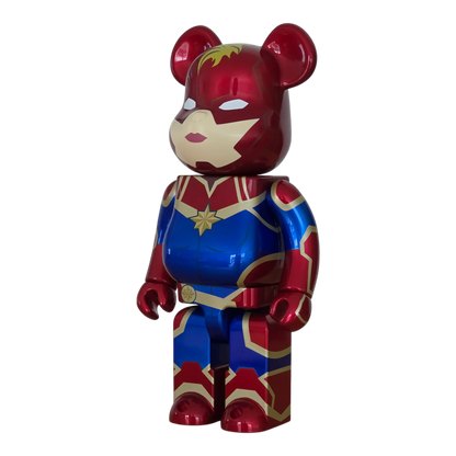 Bearbrick Captain Marvel [MARVEL] 400% schräg