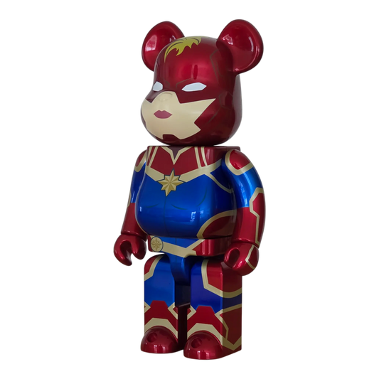Bearbrick Captain Marvel [MARVEL] 400% schräg