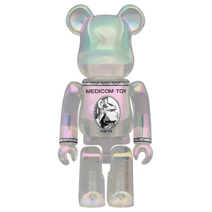 Bearbrick Centurion Clear Chrome Version 100%+400% Herstellerbild 2