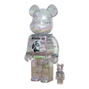 Bearbrick Centurion Clear Chrome Version 100%+400% schräg