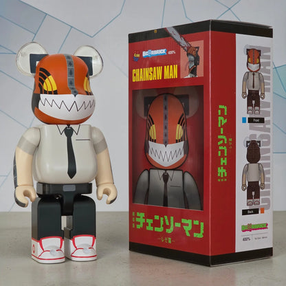 Bearbrick Chainsaw Man 400% mit Verpackung