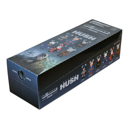 Bearbrick Chase Batman Hush #1 100% 12er-Karton schräg