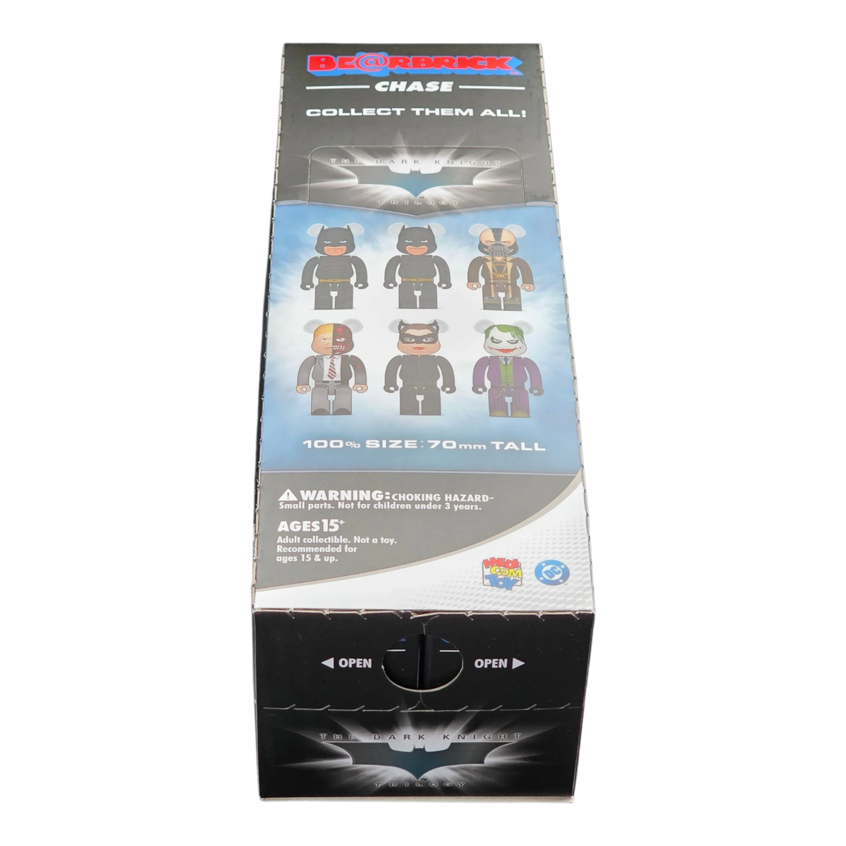 Bearbrick Chase Batman: The Dark Knight Trilogy 12er-Karton 100% Front