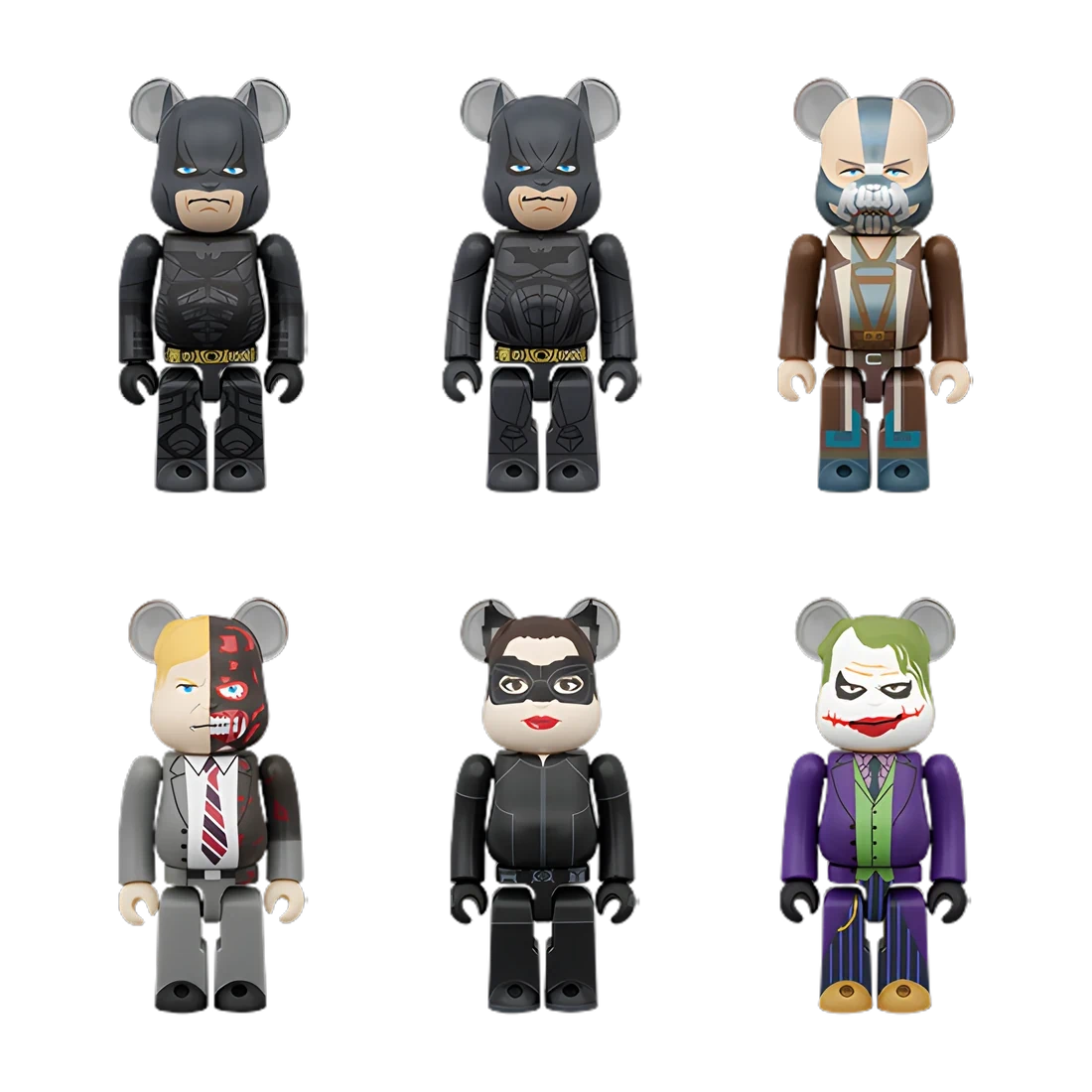 Bearbrick Chase Batman: The Dark Knight Trilogy Blindbox 100% Modellübersicht