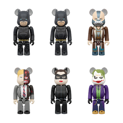 Bearbrick Chase Batman: The Dark Knight Trilogy Blindbox 100% Modellübersicht