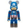 Bearbrick Chase MARVEL Infinity Saga Captain America 100% Vorderseite