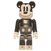 Bearbrick Chase Mickey & Friends - Mickey Mouse Black & White Version 100% Bild