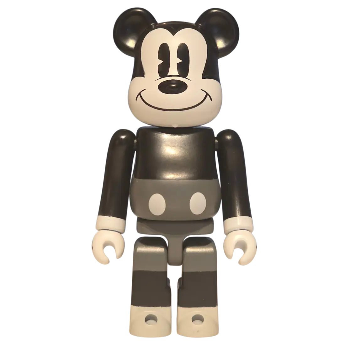 Bearbrick Chase Mickey & Friends - Mickey Mouse Black & White Version 100% Bild