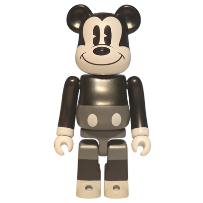 Bearbrick Chase Mickey & Friends - Mickey Mouse Black & White Version 100% Bild
