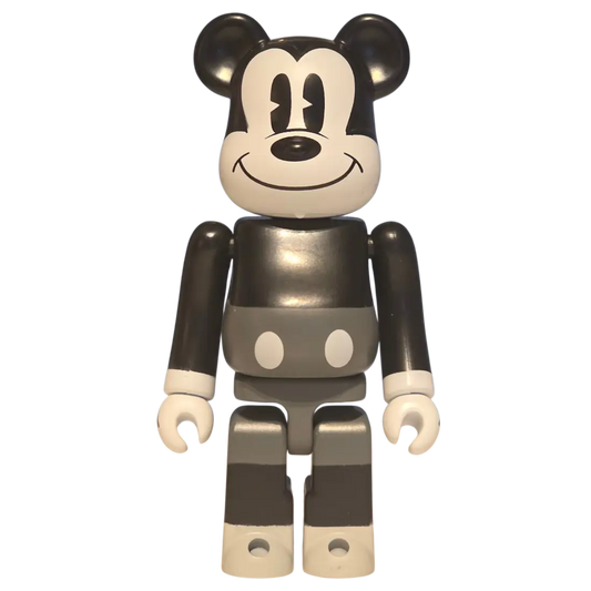 Bearbrick Chase Mickey & Friends - Mickey Mouse Black & White Version 100% Bild