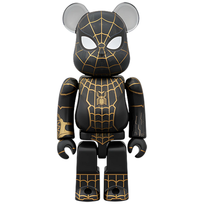 Bearbrick Chase Spider-Man: No Way Home Spider-Man Black & Gold Suit 100% Herstellerbild 1