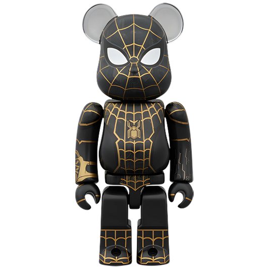 Bearbrick Chase Spider-Man: No Way Home Spider-Man Black & Gold Suit 100% Herstellerbild 1