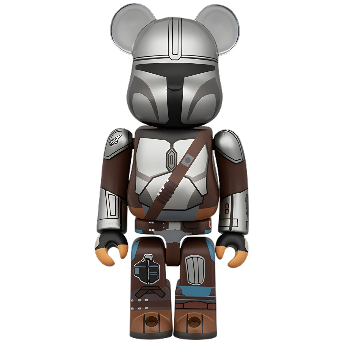 Bearbrick Chase Star Wars Series 2 – The Mandalorian Beskar Armor 100% Herstellerbild 1