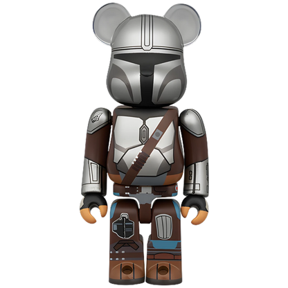 Bearbrick Chase Star Wars Series 2 – The Mandalorian Beskar Armor 100% Herstellerbild 1