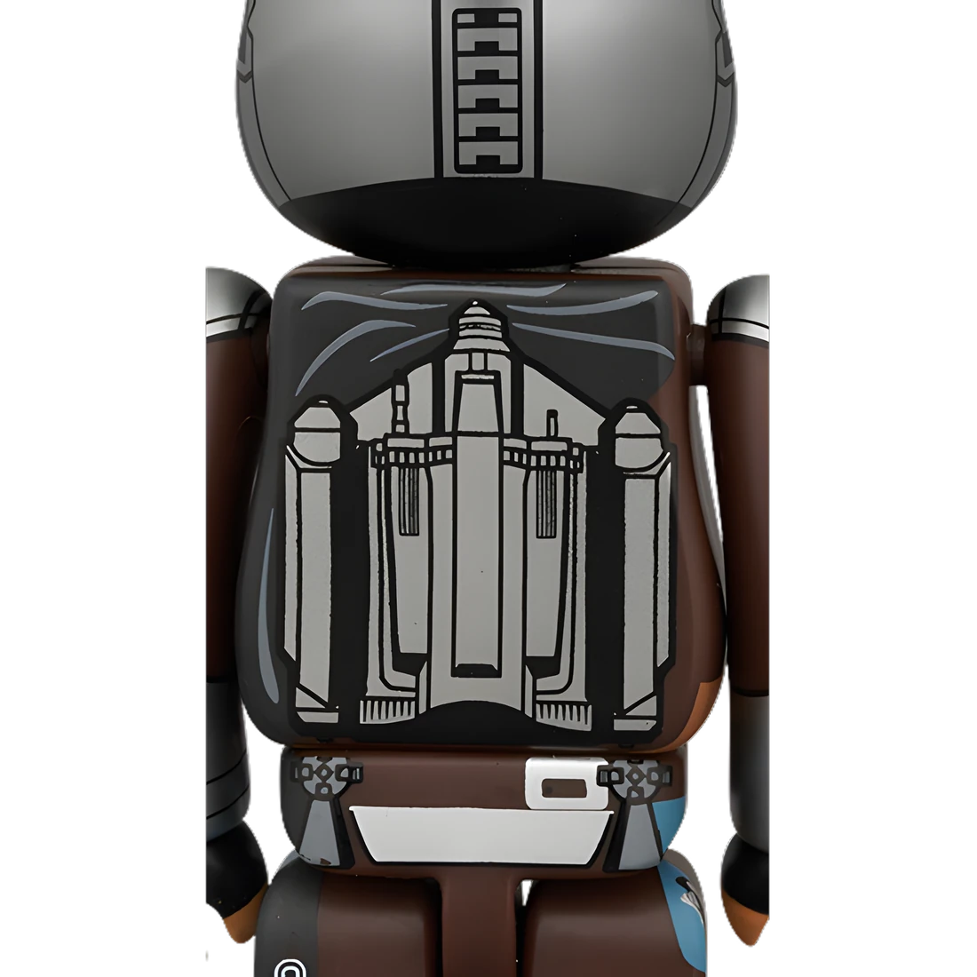 Bearbrick Chase Star Wars Series 2 – The Mandalorian Beskar Armor 100% Herstellerbild 2