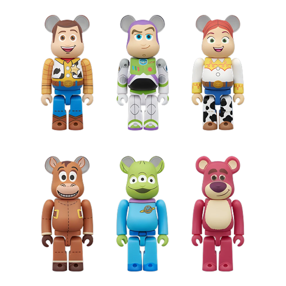 Bearbrick Chase Toy Story 100% Modellübersicht