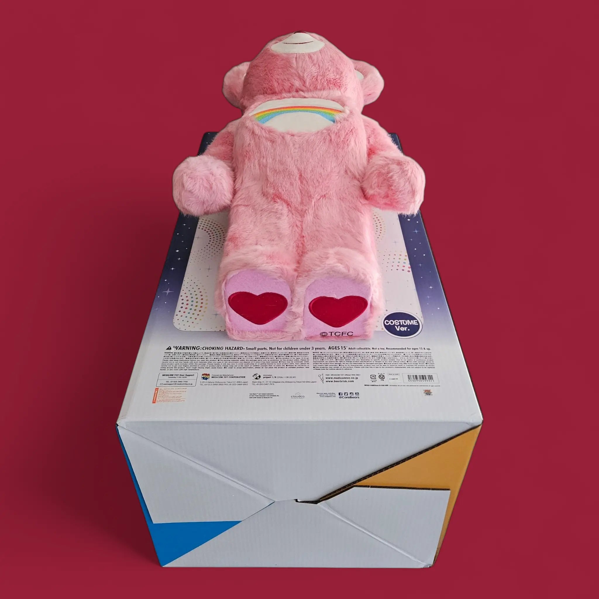 Cheer Bear Costume BE@RBRICK Ver. Care Bear(TM) | 400% Version 