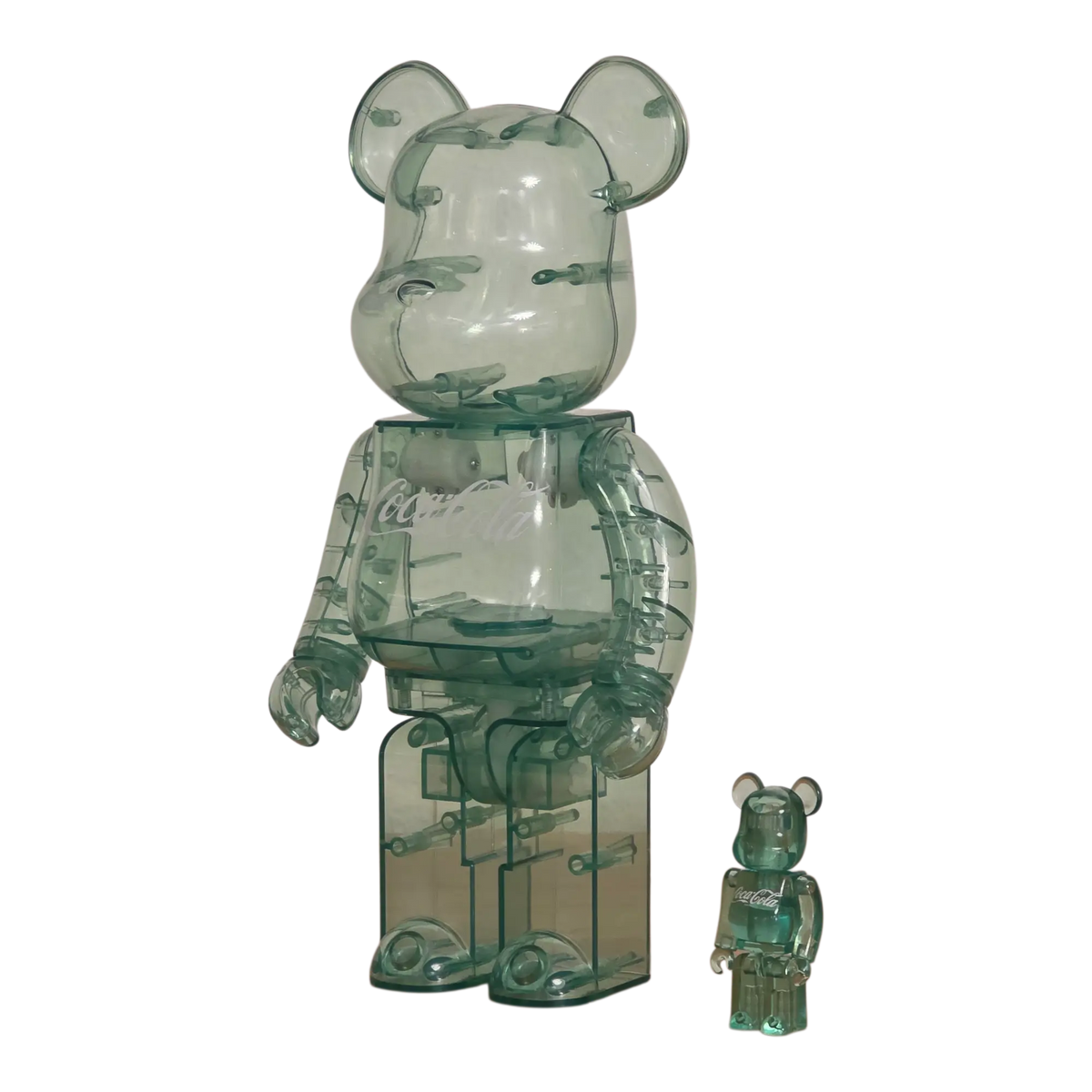 Bearbrick Coca-Cola Georgia Green 100%+400% schräg