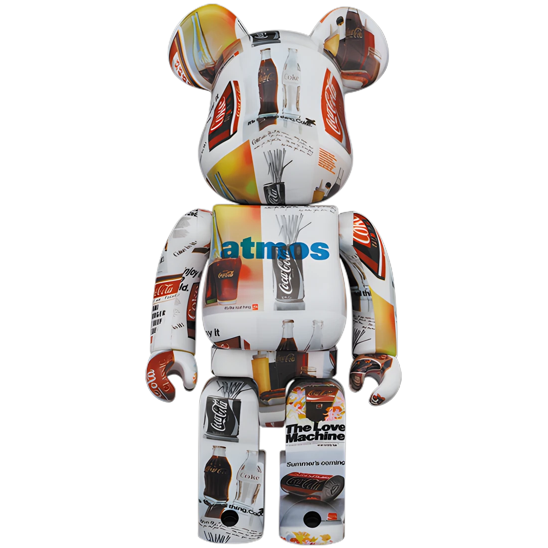 Bearbrick Coca-Cola × atmos Type-5 1000% Herstellerbild 1