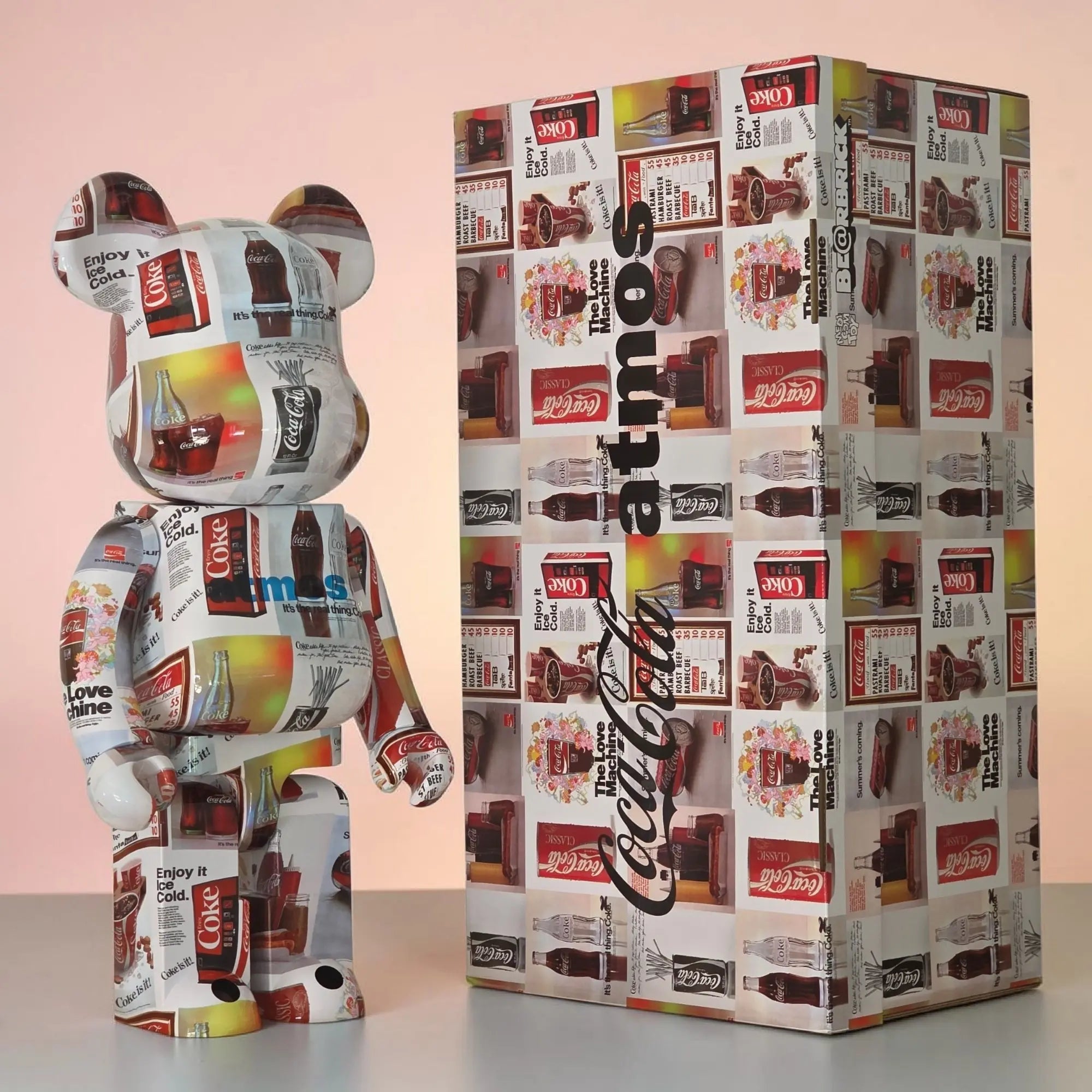 BE@RBRICK atmos × Coca-Cola 1000％