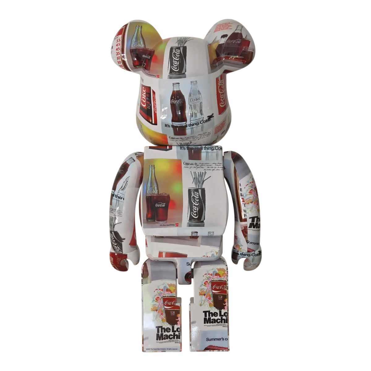Bearbrick Coca-Cola × atmos Type-5 1000% Rückseite