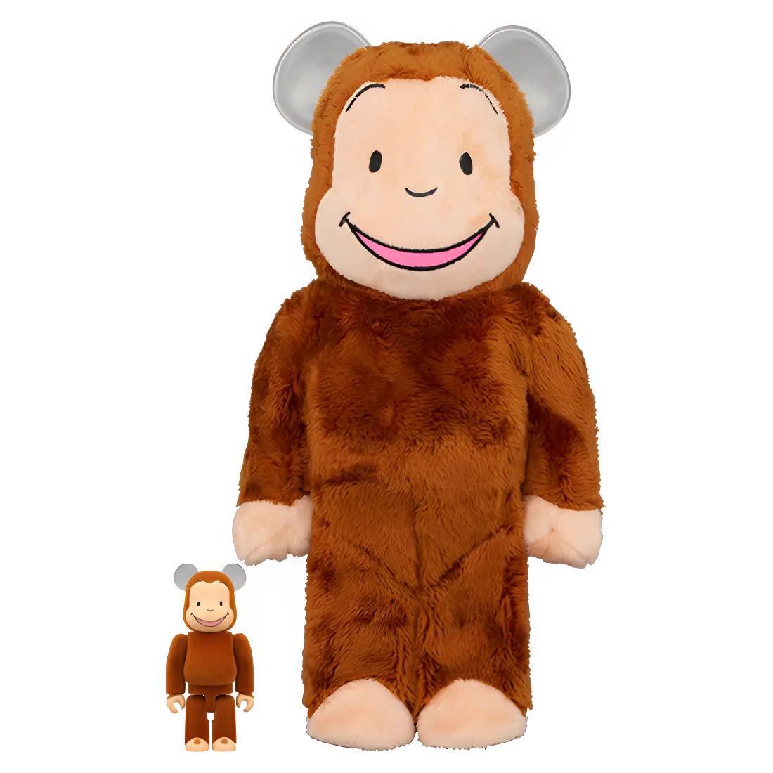 Bearbrick Curious George Classic Version 100%+400% Herstellerbild 1