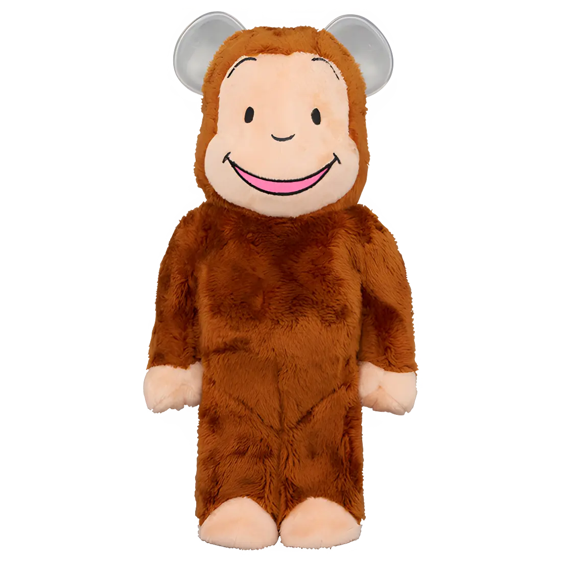 Bearbrick Curious George Classic Version 100%+400% Herstellerbild 3
