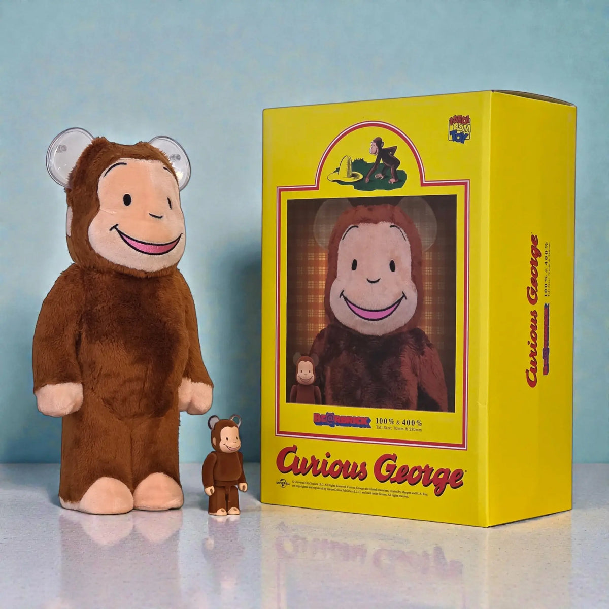 BE@RBRICK Curious George Classic Version 100%+400% BE@RBRICK Curious George Classic Version 100%+400%