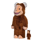 BE@RBRICK Curious George Classic Version (100%+400%)