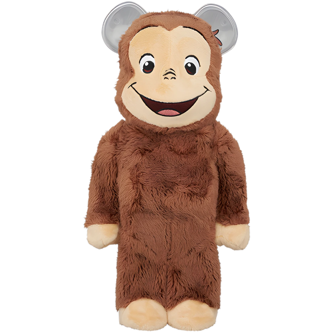 Bearbrick Curious George Costume Version 100%+400% Herstellerbild 1