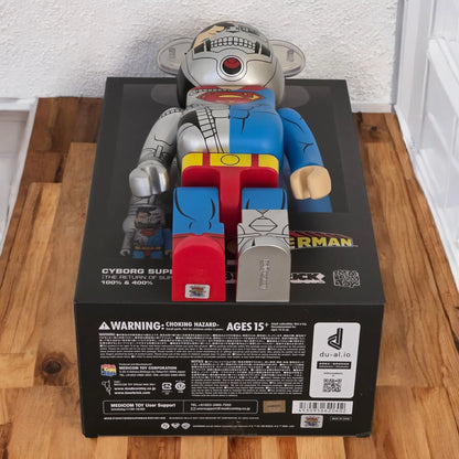 Bearbrick Cyborg Superman [The Return of Superman] 100%+400% Echtheitsmerkmale