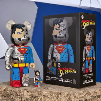 Bearbrick Cyborg Superman [The Return of Superman] 100%+400% mit Verpackung