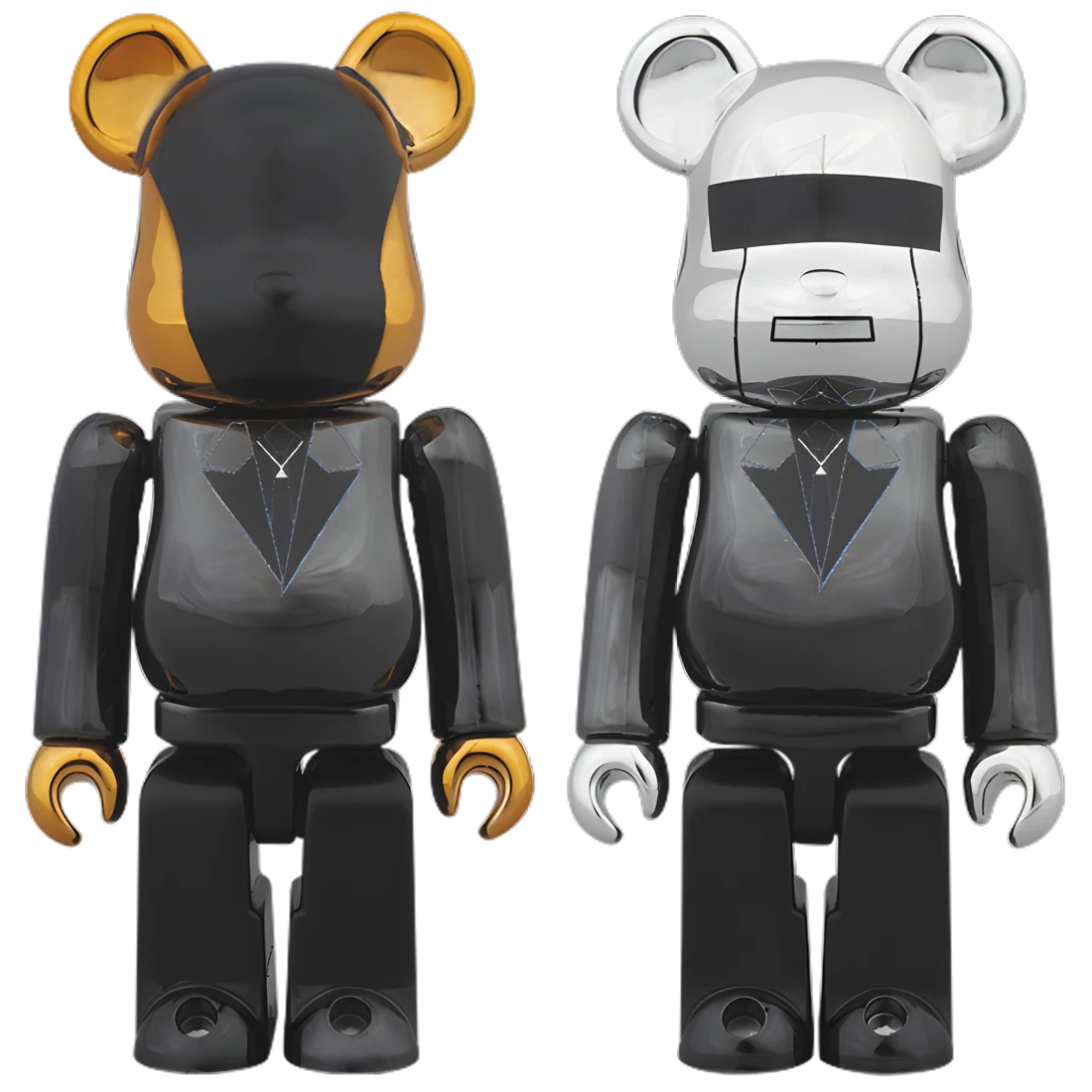 Bearbrick Daft Punk Random Access Memories Version 2er-Set 100% Herstellerbild 1