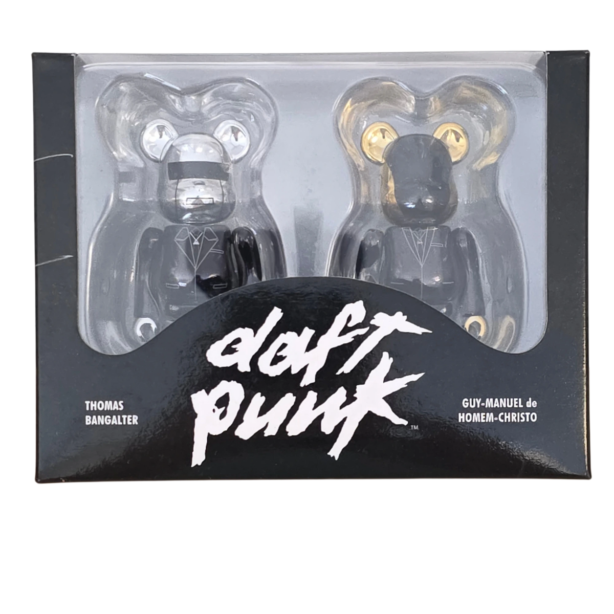 Bearbrick Daft Punk Random Access Memories Version 2er-Set 100% Verpackungsvorderseite
