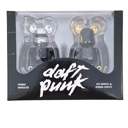 Bearbrick Daft Punk Random Access Memories Version 2er-Set 100% Verpackungsvorderseite