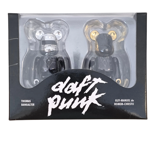 Bearbrick Daft Punk Random Access Memories Version 2er-Set 100% Verpackungsvorderseite