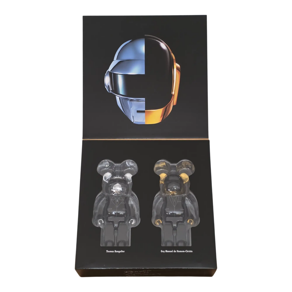 Bearbrick Daft Punk Random Access Memories Version 2er-Set 400% aufgeklappt