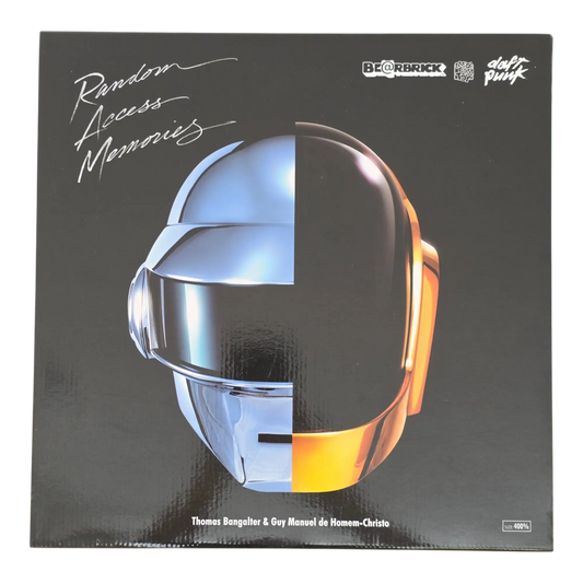 Bearbrick Daft Punk Random Access Memories Version 2er-Set 400% Verpackungsvorderseite