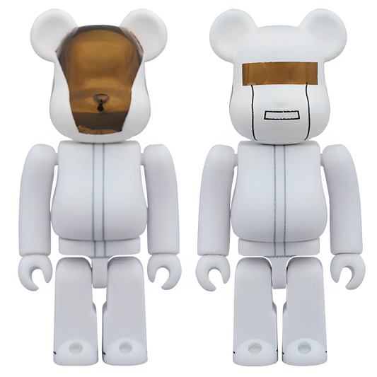 Bearbrick Daft Punk White Suits Version 2er-Set 100% Herstellerbild