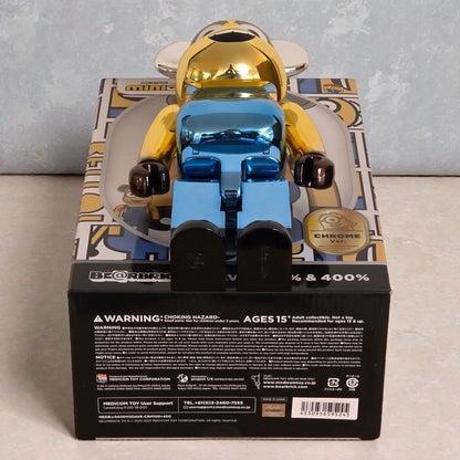 Bearbrick Dave Chrome Version [Minions] 100%+400% Echtheitsmerkmale