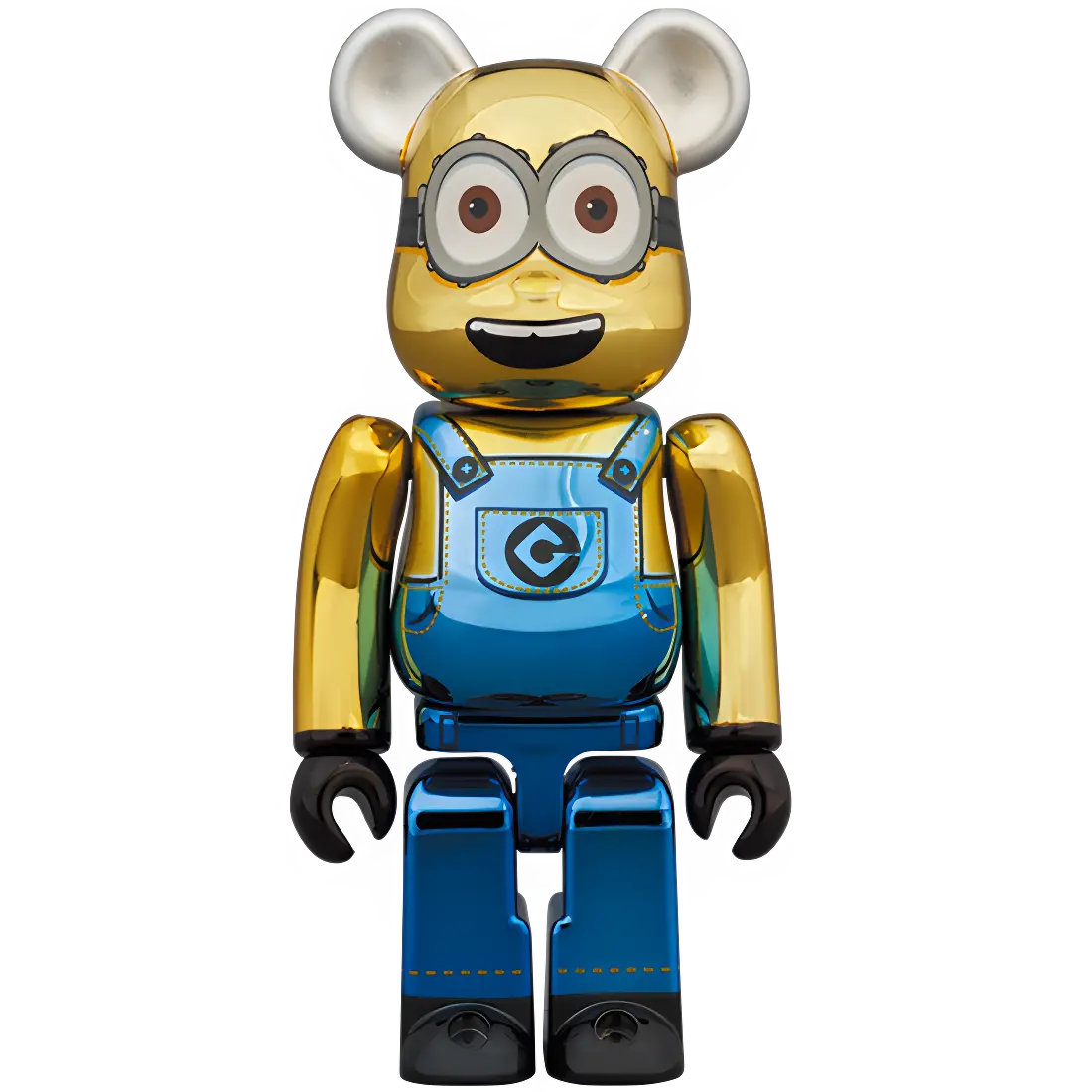Bearbrick Dave Chrome Version [Minions] 100%+400% Herstellerbild 2