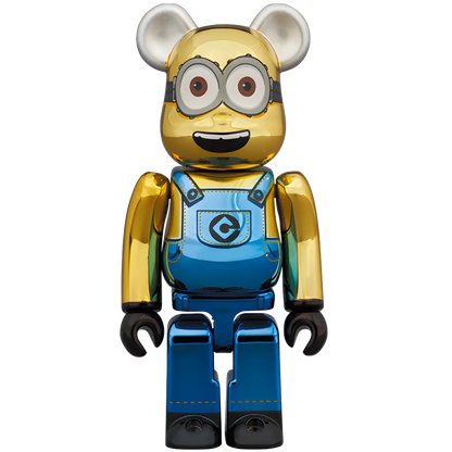Bearbrick Dave Chrome Version [Minions] 100%+400% Herstellerbild 2