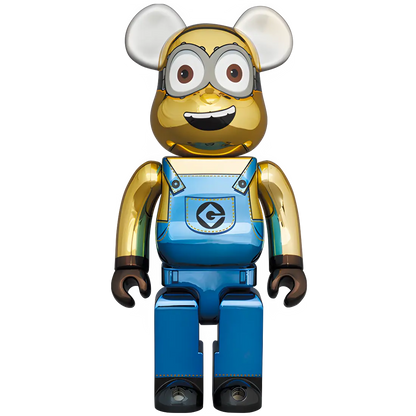 Bearbrick Dave Chrome Version [Minions] 100%+400% Herstellerbild 3