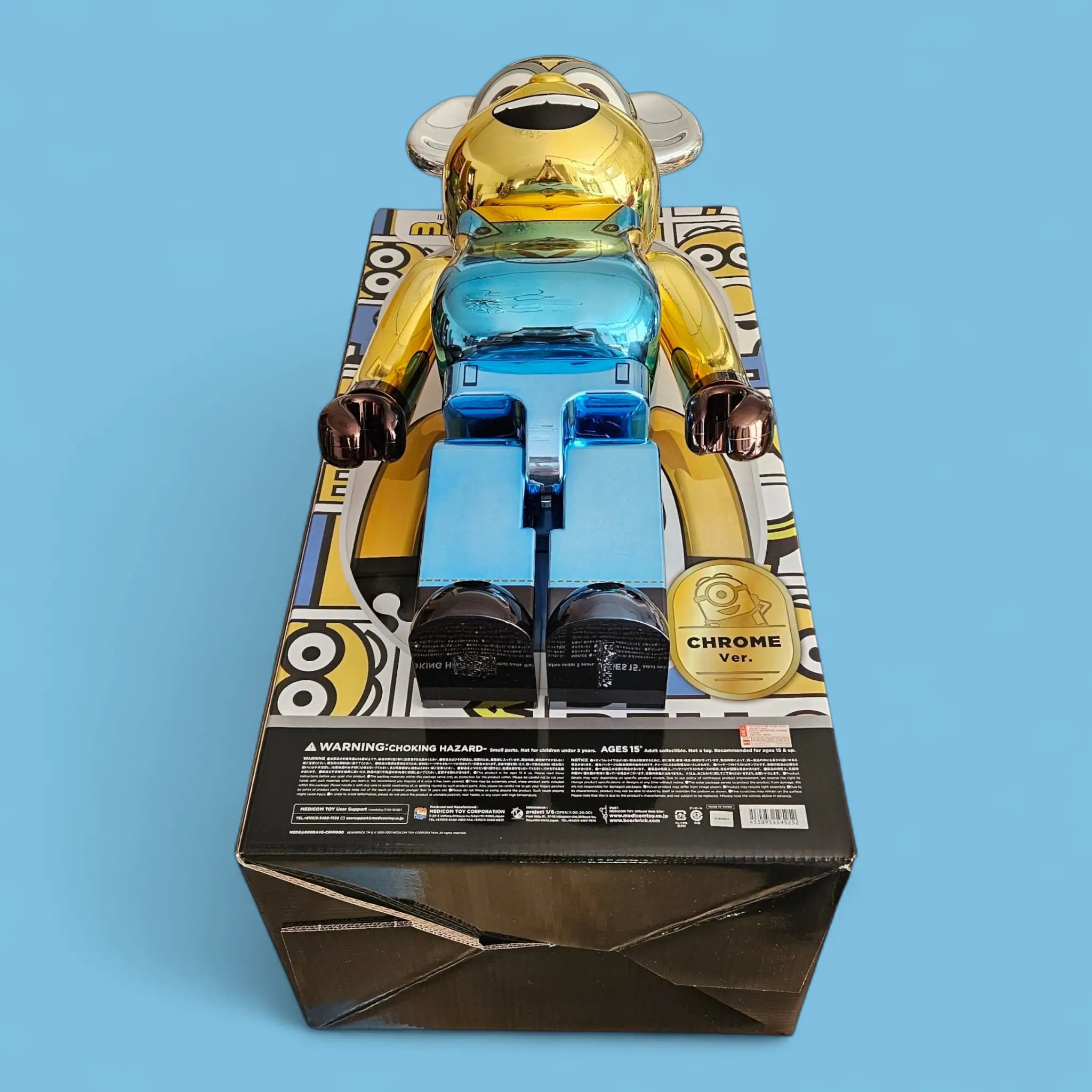 BE@RBRICK DAVE CHROME Ver. 1000％ BE@RBRICK SERIES 50