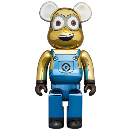 Bearbrick Dave Chrome Version [Minions] 1000% Herstellerbild 1
