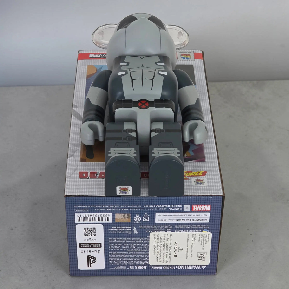 Bearbrick Deadpool [X-Force Version] 400% Echtheitsmerkmale