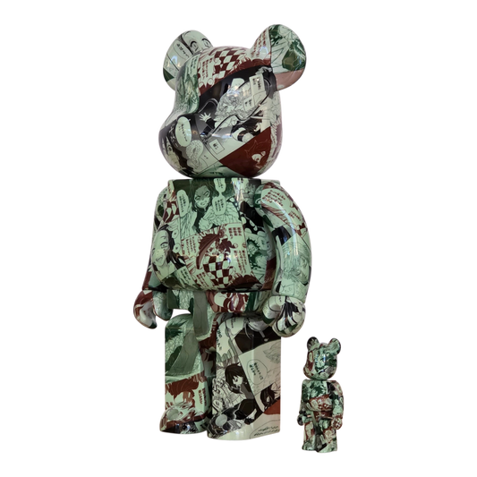 Bearbrick Demon Slayer: Kimetsu no Yaiba 100%+400% schräg