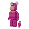 Bearbrick Dino [The Flintstones] 100%+400% schräg