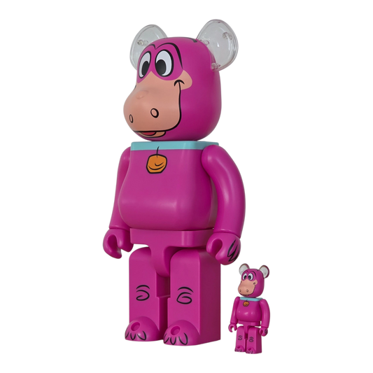 Bearbrick Dino [The Flintstones] 100%+400% schräg